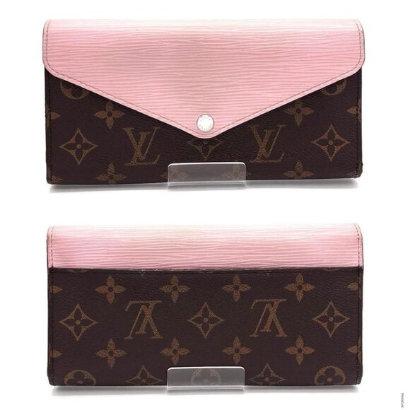 Authentic Louis Vuitton Monogram Epi Marie-Lou Long Wallet Rose Clair Pink - Picture 3 of 12